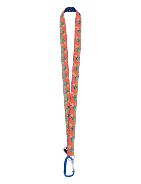 Lanyard se sublimací na zakázku SUBYARD XL RPET modrá